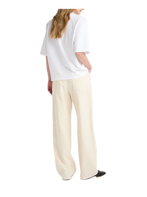 oversized cotton t-shirt | optic white Róhe | 820-20-096100_303 OPTIC WHITE